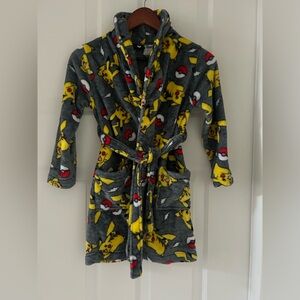 Kids Pokémon Pikachu Bath Robe, Pokémon Size 8
